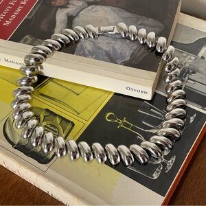 Napier Silver Tone Collar Necklace